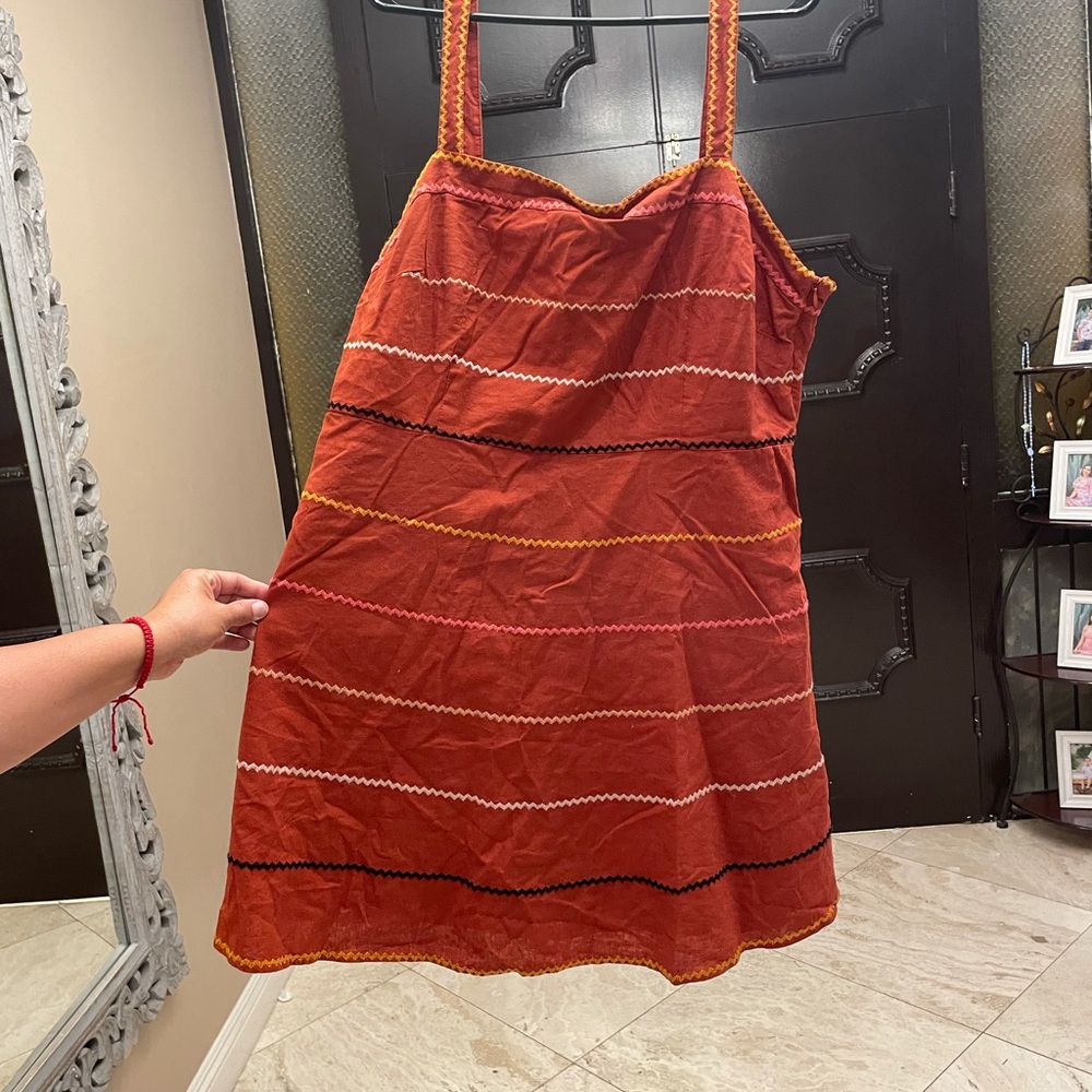 Burnt Orange summer dress